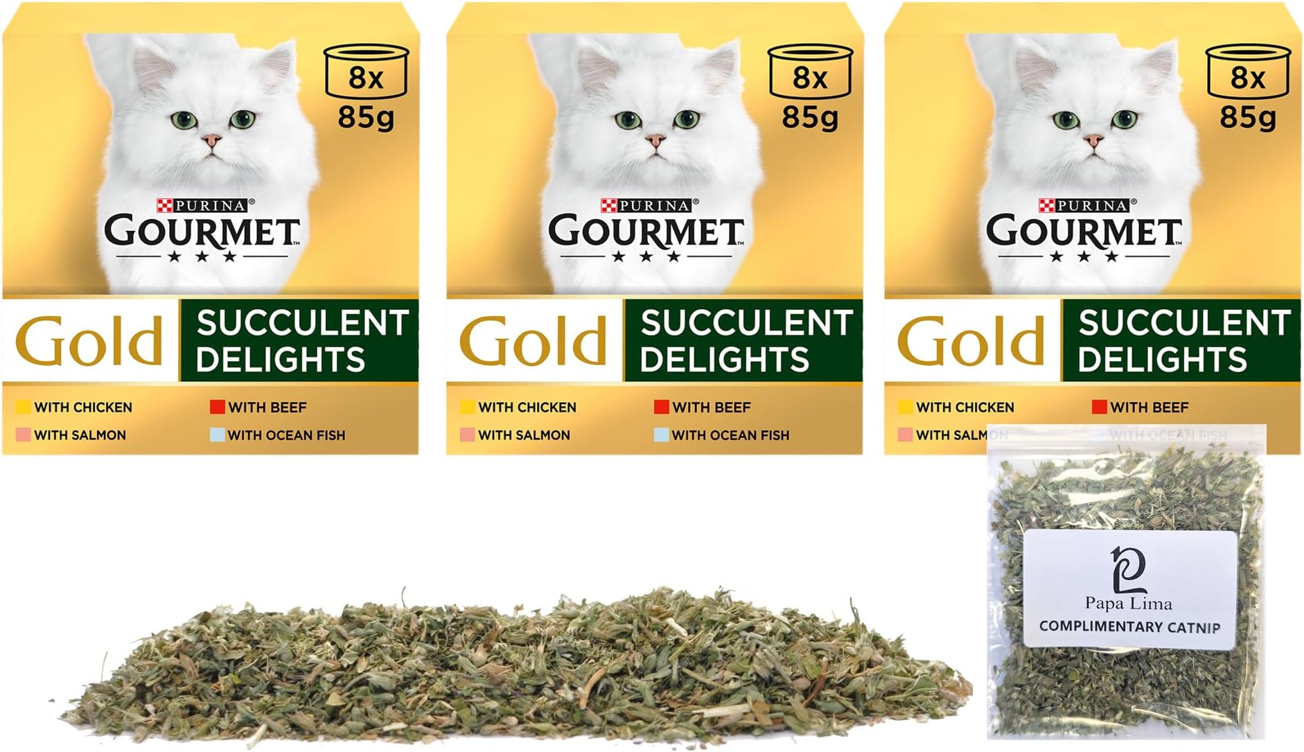 Gourmet Solitaire Tinned Cat Food with Beef 85g, Pack of 12 Amazon.co