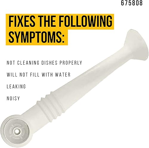 Miniatura 3 de 675808 Kit de brazo de pulverización medio  Compatible con piezas de lavavajillas Whirlpool KitchenAid Kenmore  Sustituye a AP3115182 AH382824