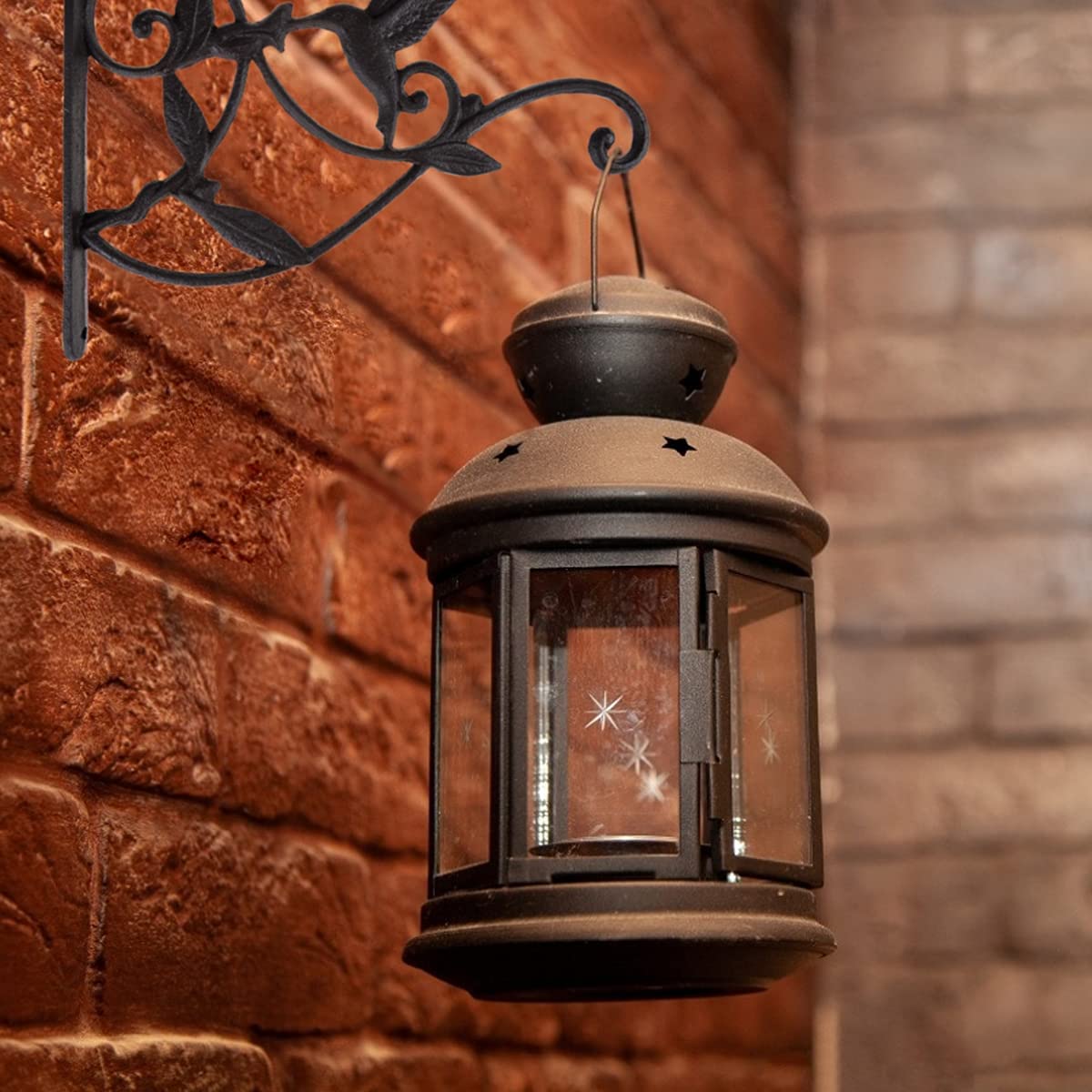 Ganci Da Parete A Forma Di Colibrì - 2 Pezzi Ghisa Per Fioriere E Lanterne - Foto 2