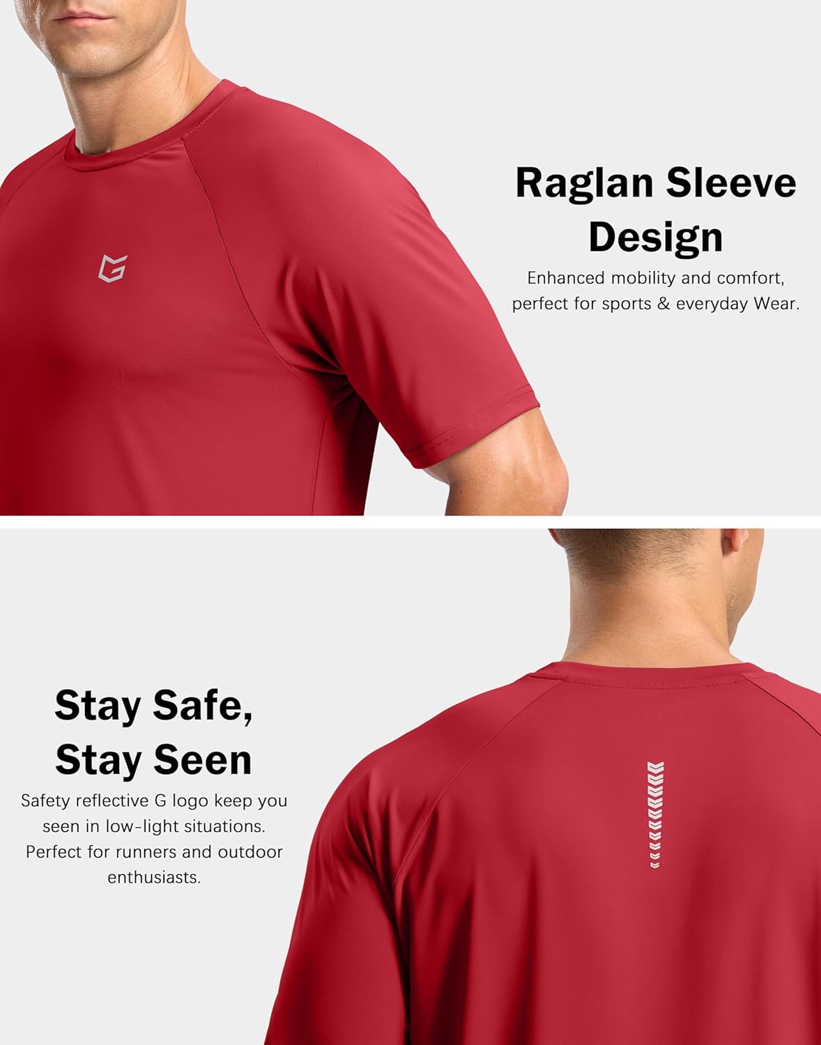 G Gradual Men's Athletic Workout T-Shirts Moisture Wicking Cooling Running Shirts Short Sleeve Performance Tee for Gym Tennis - Image 6