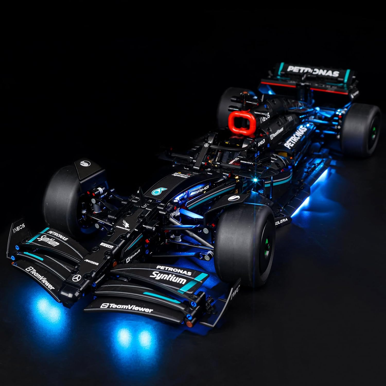 Kyglaring LED Light Kit Compatible with Lego Mercedes-AMG F1 W14 E Performance 42171 Building Blocks, Upgraded Lighting Accessories for 42171 Model Set, Lights Only (Model Not Included)