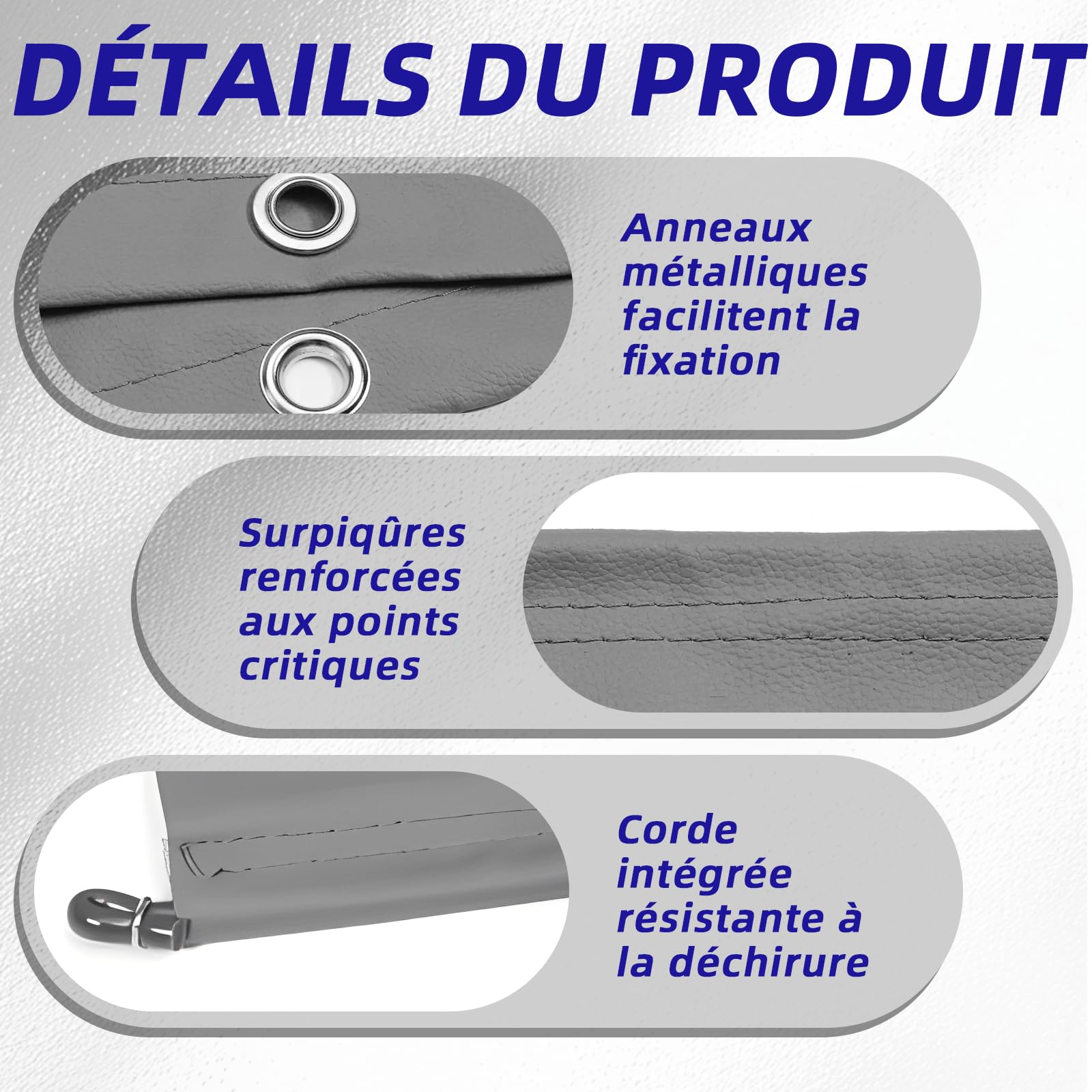Jupe de Sol pour abri de Camping-Car, Dimensions Standard pour Camping-Cars et fourgons aménagés. Convient aux Camping-Cars et fourgons aménagés. 7 x 0,5 m.