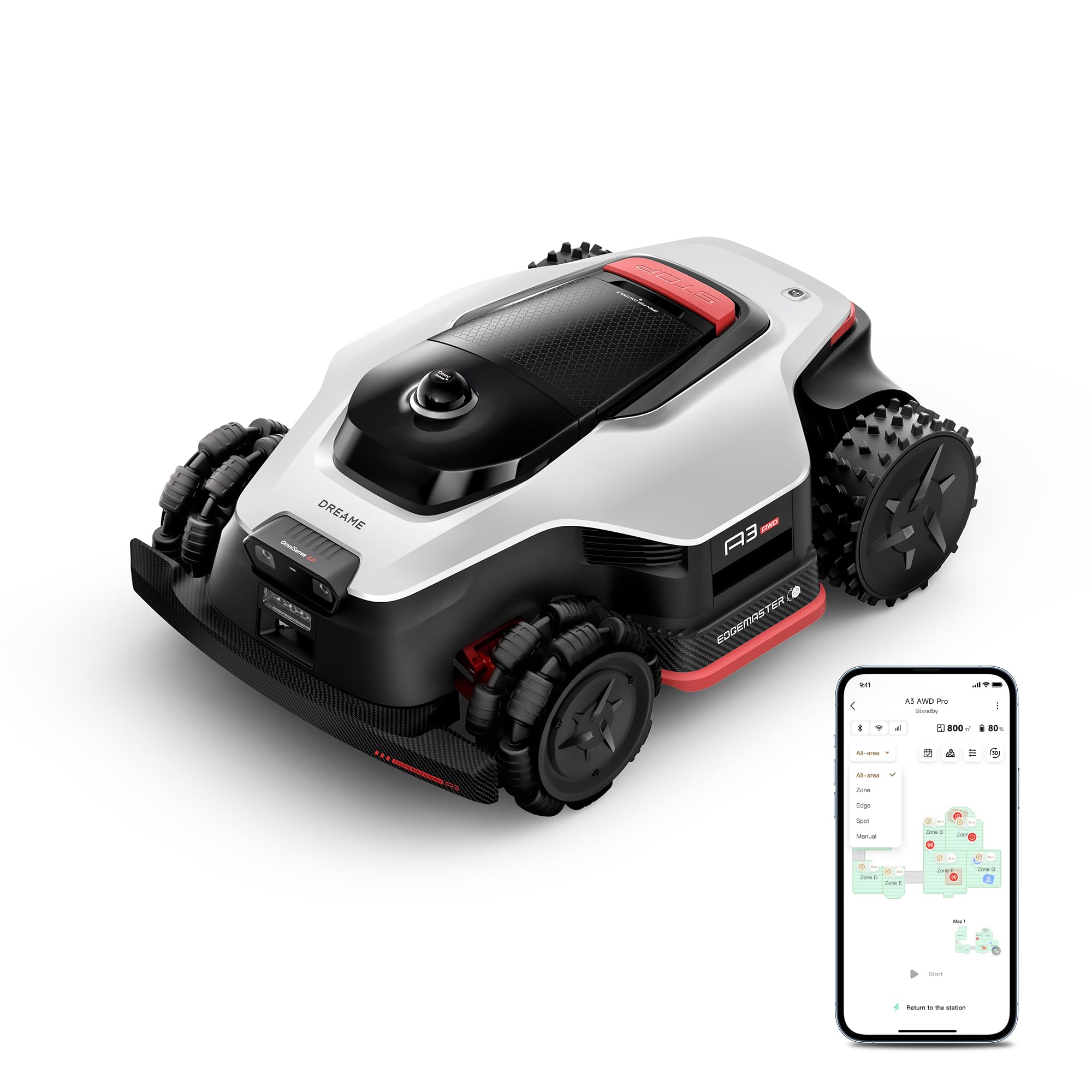 DREAME Robot-Rasenmäher A3 AWD Pro 3500