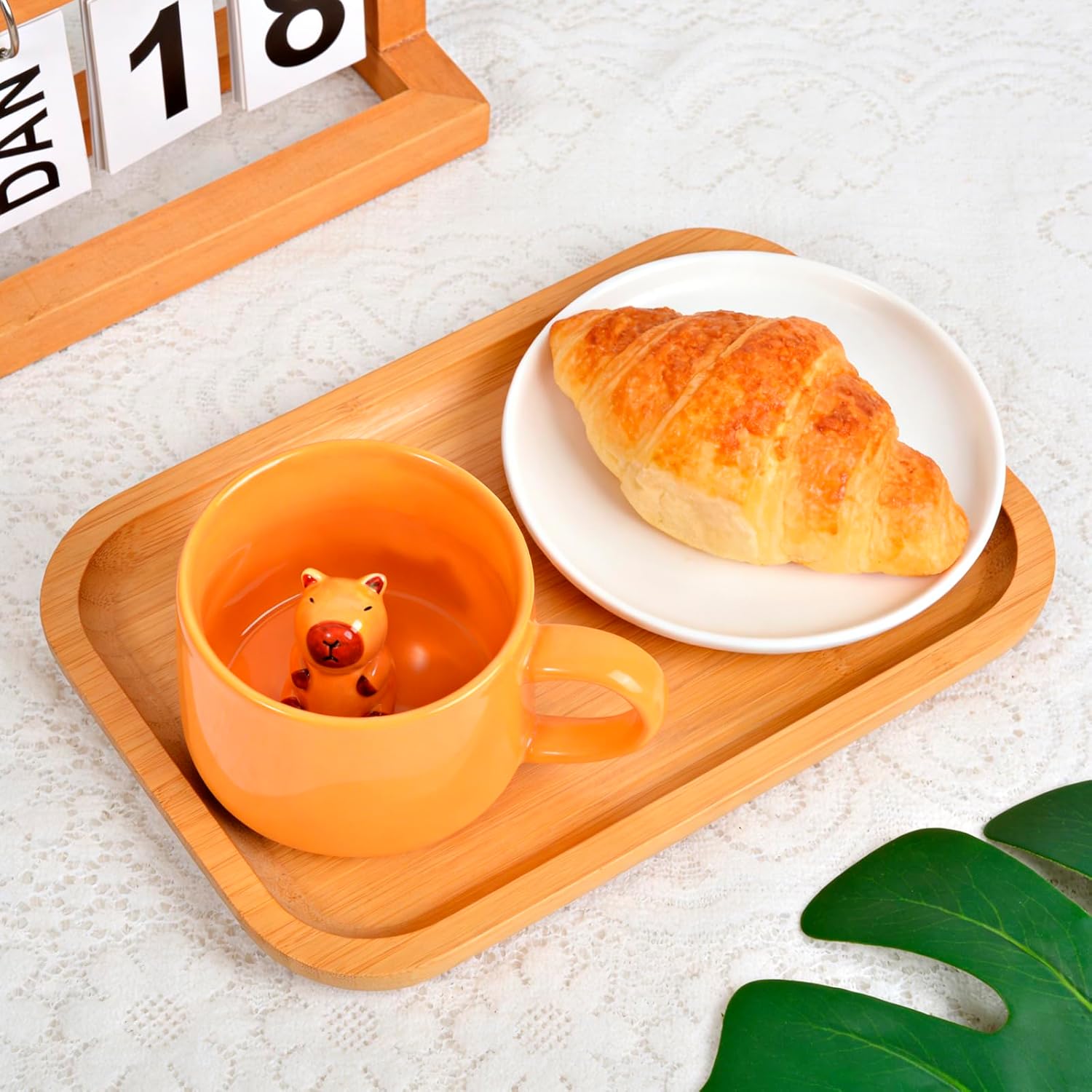 3D Capybara Inside Ceramic Coffee Mug Cup - 12 Oz Cute Mugs Teacup with Capybara for Women, Funny Print Stuff Novelty Chocolate Cup Cool Christmas Gift for Friends Adults Lovers - Image 5