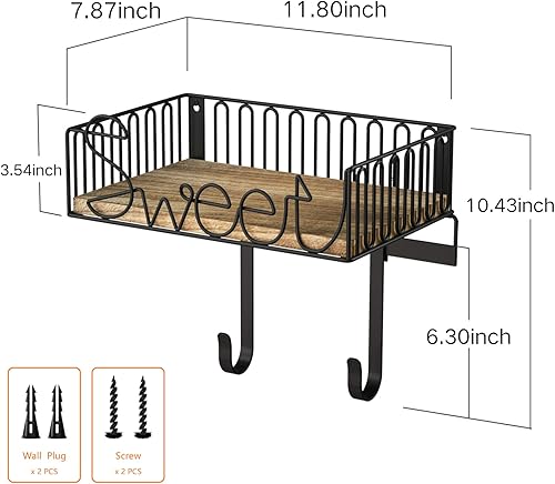 Miniatura 4 de SRIWATANA Soporte para tabla de planchar para colgar en la pared, soporte para plancha y tabla de planchar, organización y almacenamiento de