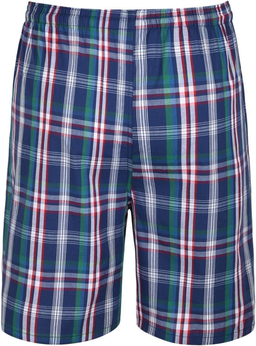 ninovino Men's Cotton Loungewear Plaid 