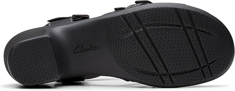 Amazon.com | Clarks Womens Emily 2 Rose Black Leather 7.5 Medium