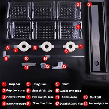 120アクリル水槽用　３面ブラック　ウールボックス引き出　給水配管HI トリプル 120アクリル水槽用 3面ブラック ウールボックス引き出 給水配管
