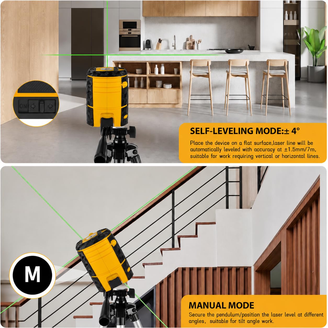 MAFPRO Green Laser Level - Precise Alignment -6