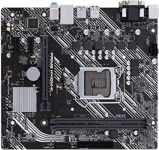 QWEOWW Placa Madre Fit For ASUS Prime H410M-K, Placa Base Original Intel H410 H410M DDR4 LGA 1200 I7/i5/i3 USB3.0 M.2 SATA3.