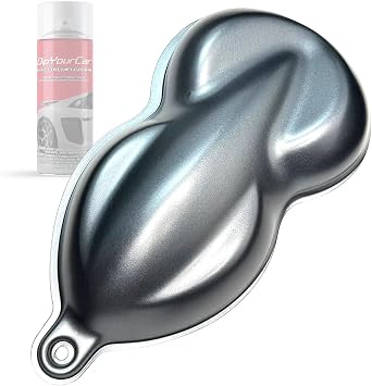 DipYourCar Hyper Silver TopCoat Aerosol Spray - Peelable Automotive Paint for Wheels