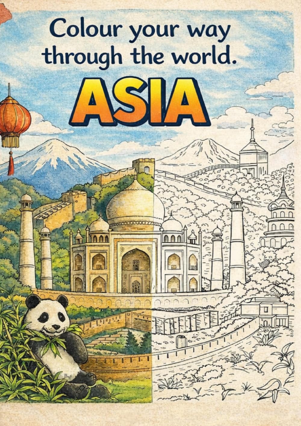 Colour your way through world. Asia