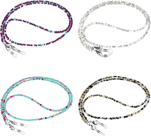 ONESING 4-10 Pcs Eyeglass Chains for Women Eyeglasses String Holder Glasses Strap Eyewear Chain Glasses Cord Lanyard Gift