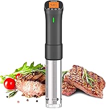Inkbird Sous Vide Cooker, 1000 Watts Wi-Fi Accurate Cooker ISV-200W, Accurate Temperature & Timer Control, 3D Immersion Circulator Slow Cooker for Sous Vide Food Steak Beef Chicken Fish Vegetables Eggs