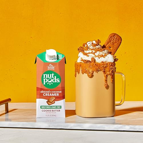 Miniatura 6 de nutpods Sweetened Cookie Butter Keto Coffee Creamer - Sweetened Non Dairy Creamer With Zero Sugar - 10 Calories and Zero Net Carbs Per Serving
