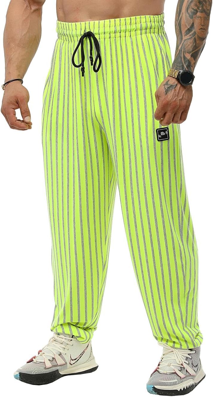 BIG SAM SPORTSWEAR COMPANY Men's Baggy Sweatpants with Pockets, Oldschool Loose Fit Gym Pants