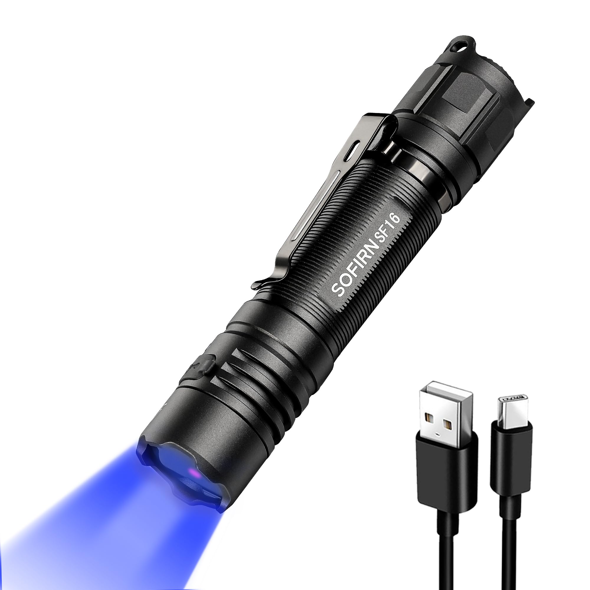 Lampe de poche UV LED Black Light Mini - Lampe de poche Ultra Violet avec Siècle des