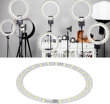 Ceiling Fan Ring Light, 2PCS Rings Light 3v5v 10w Makeup Light