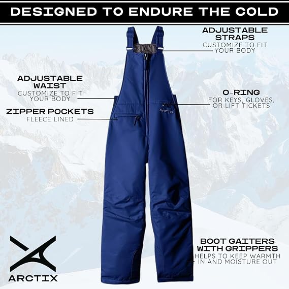 Arctix Kids Insulated Snow Bib Overalls