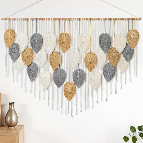 Large Macrame Wall Hanging Boho Woven Tapestry Chic Modern Home