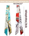 Kcctoo 2/6/10Pack Scarf Bags for Women Handbag Scarfs Band Hair Neck Scarves Fashion Gifts