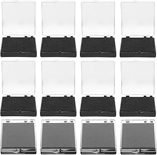 Yeanifeana 12pcs Medal Display Box, Transparent Plastic Storage Case for Marathon Badges, Lapel Pins & Collectibles, with ...