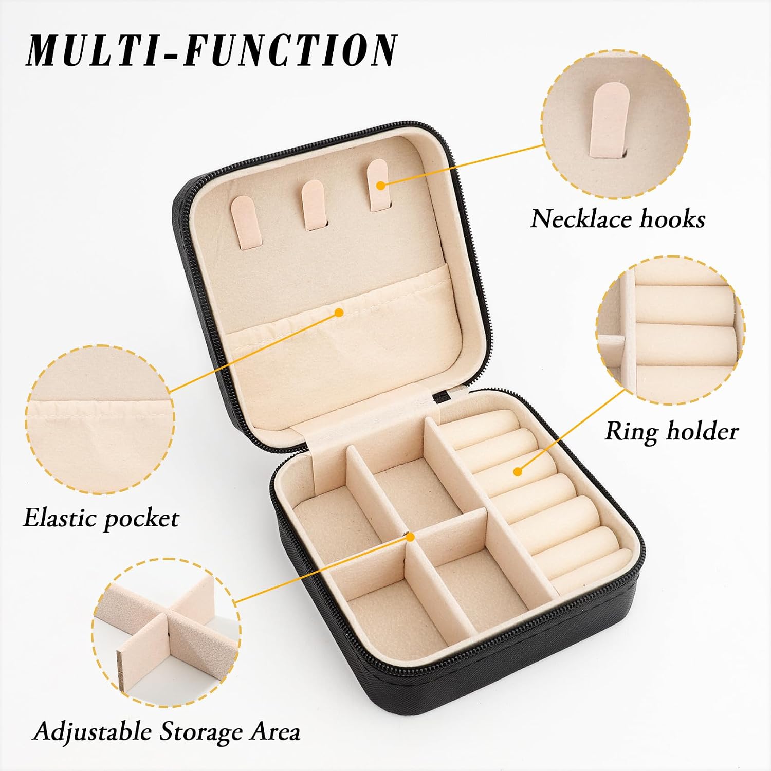 Personalized Travel Jewelry Box Small Jewelry Holder Jewellery Storage Box Basketball for Earring Ring Necklace Bracelet Men Women Travel Christmas Birthday Thanksgiving Day Gift Basketball image 3