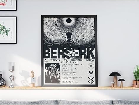 512 STORE Berserk 8 Anime Manga Tablo Poster, BERSERK08