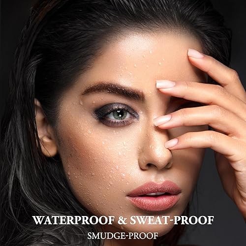 Miniatura 10 de Polvo de retoque de raíces de cabello, cubierta de doble cabeza, cabello gris con esponja y cepillo, polvo de contorno impermeable para pérdida de