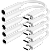 5 Pack USB C to 3.5mm Headphone Jack Adapter for iPhone 18 Pro Max 17