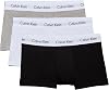 Calvin Klein Men's 3 Pack Low Rise Trunks - Cotton Stretch Boxers