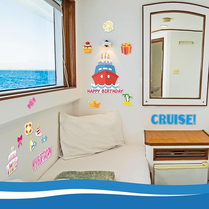 Leumoi 27 Imanes Decorativos para Puerta de Crucero, Pastel miniatura 6