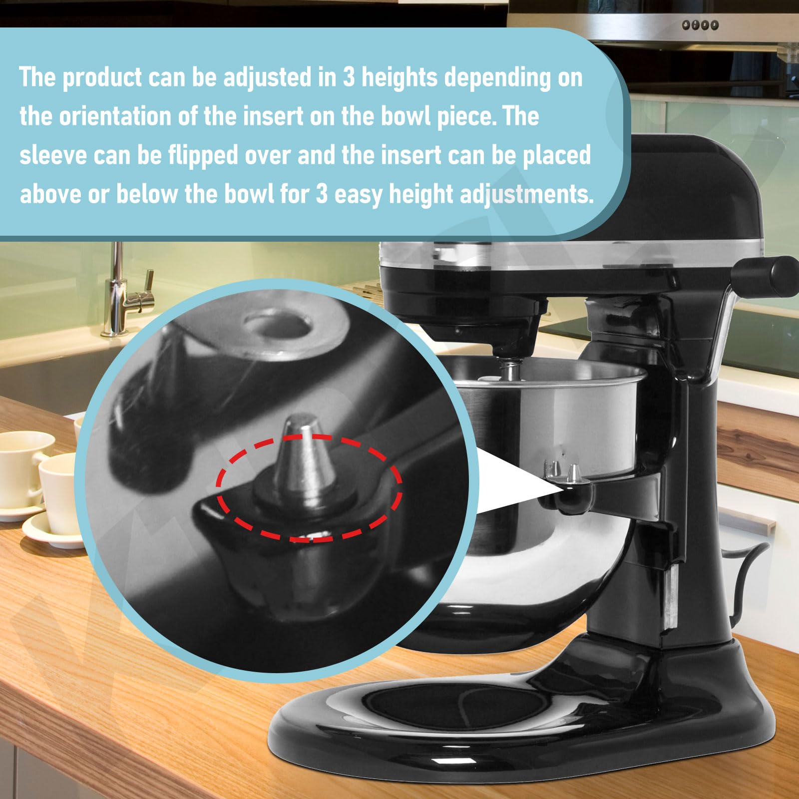 Amazon.co.jp : KitchenAidのボウルリフトスタンドミキサー用に3つの