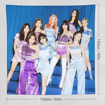 Amazon.co.jp: TWICE トゥワイス タペストリー 壁掛け壁画 多