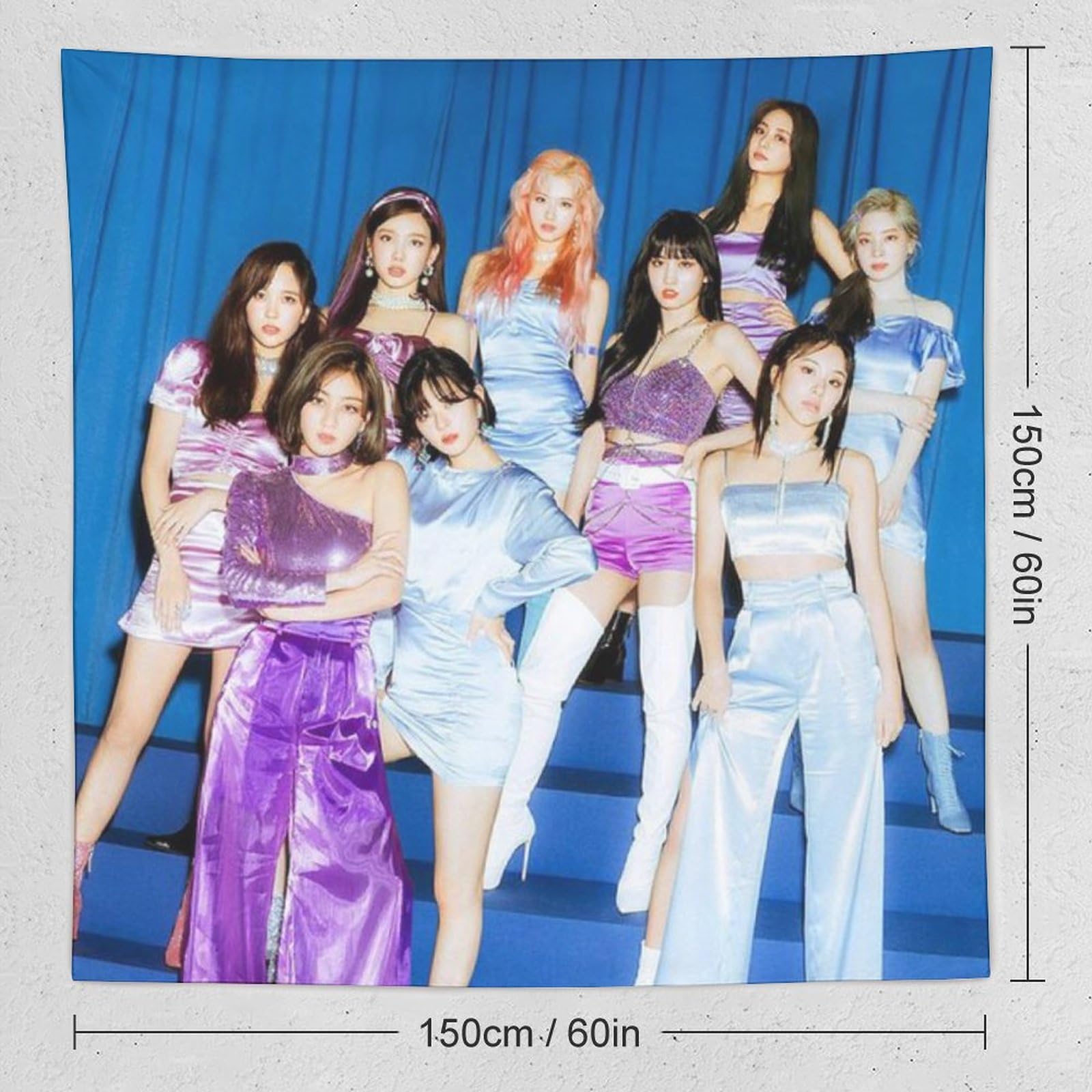 Amazon.co.jp: TWICE トゥワイス タペストリー 壁掛け壁画 多機能 壁