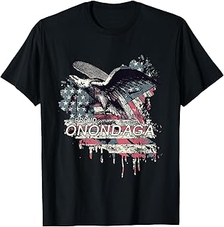 Onondaga American Indian Tribe Old theme Vintage USA Eagle T-Shirt