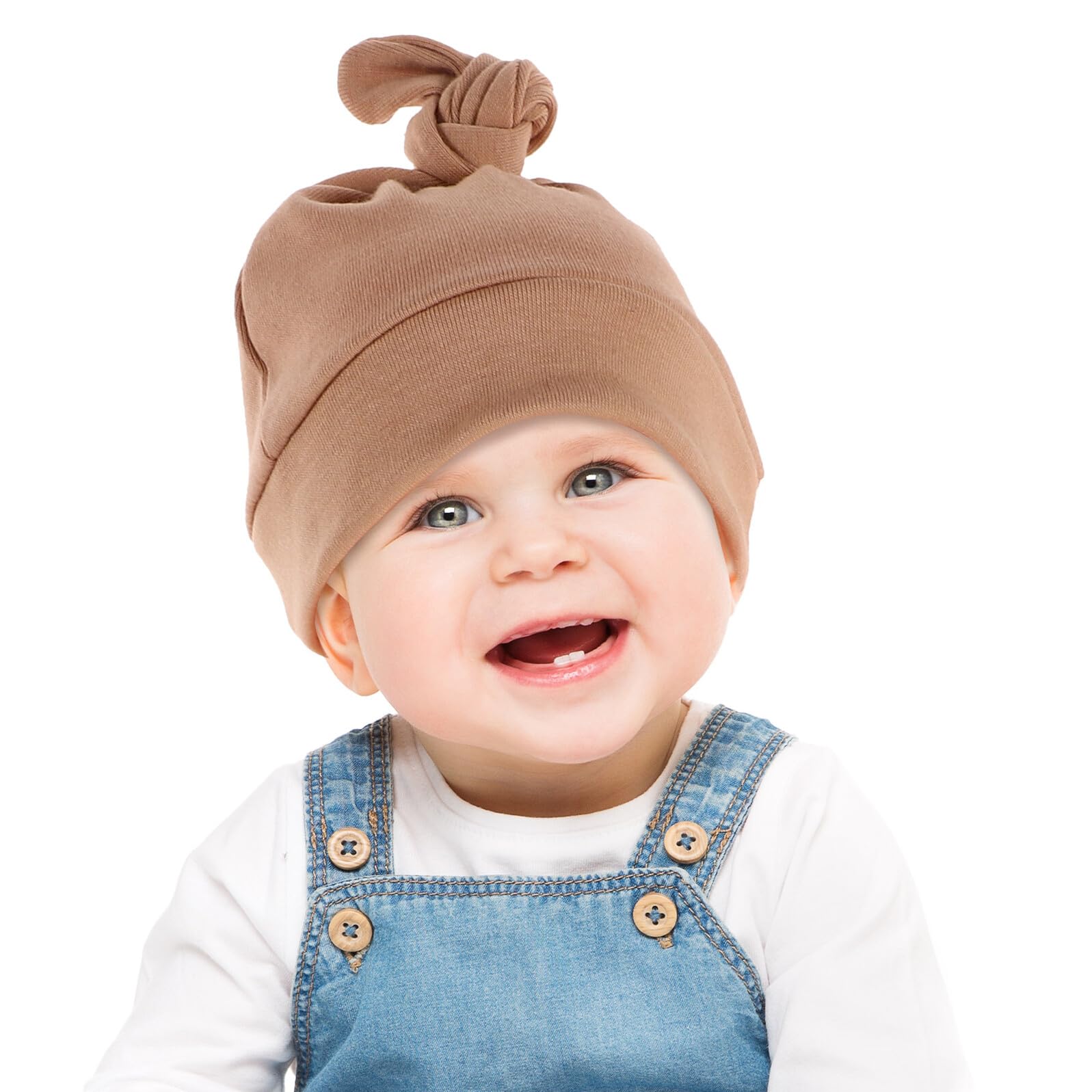 Mikinona Conjunto para Recién Nacido 0-6 Meses 5 Piezas de Gorro Manoplas y Calcetines de Algodón Colores Sólidos Oscuro para Proteger la Piel y Brindar Comodidad Diaria