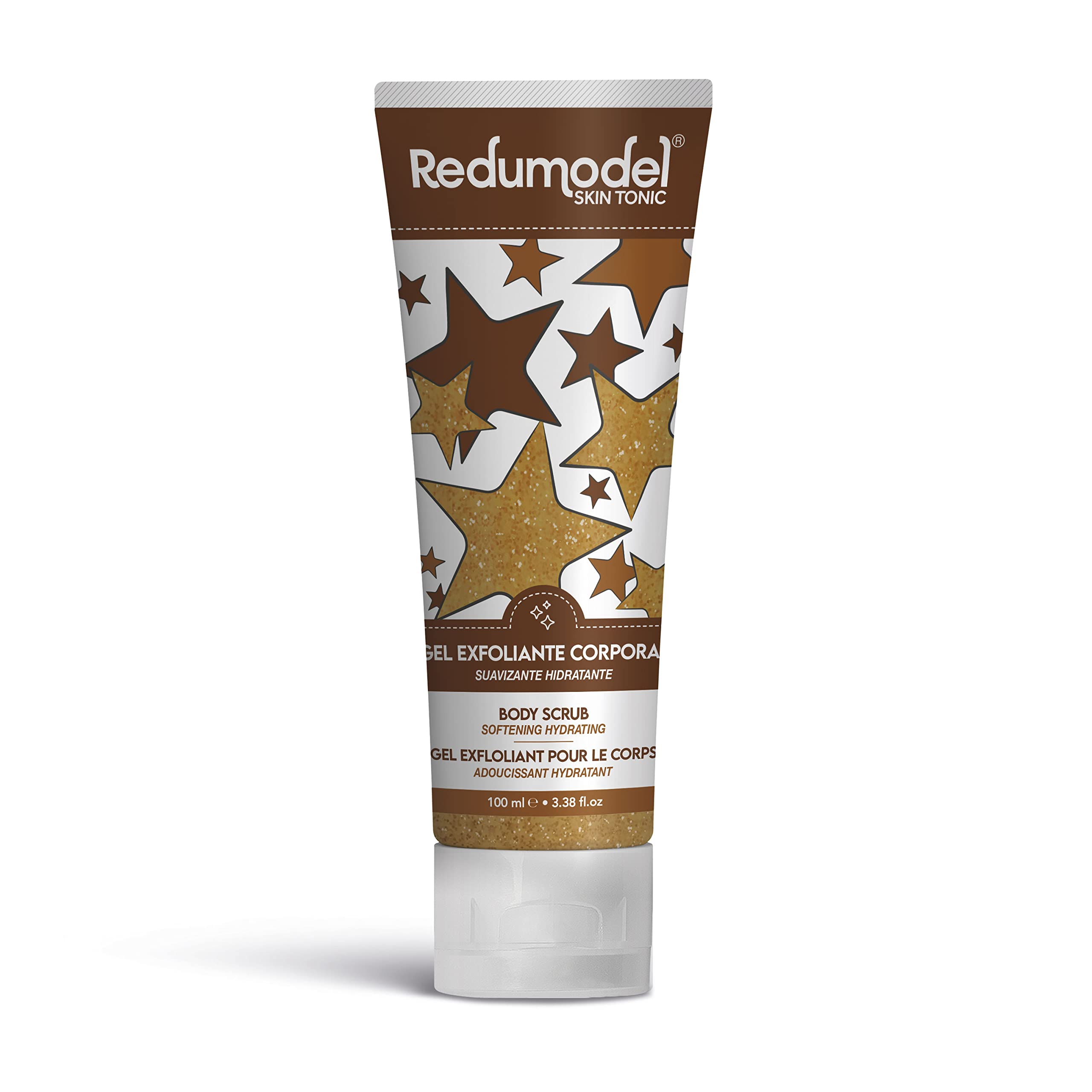 Redumodel Skin Tonic - Gel Exfoliante Corporal - Gel Exfoliante con Partículas de Bambú, Albaricoque y Enzimas de Papaya que Ayuda a Suavizar e Hidratar la Piel