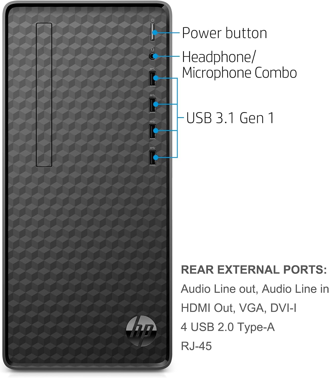 HP Pavilion Desktop Computer, Tower PC with Intel Core i5, AI-Ready image 5