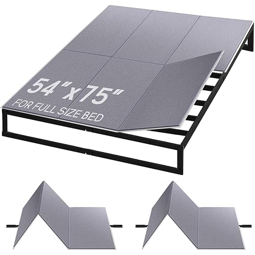 Bunkie Board Full Size 54"x75", 10mm Under Mattress Support, Breathable, Noise Minimizing, Moisture Resistant Bunky Board for Sagging Mattress for Platform Bed Frames and Box Springs