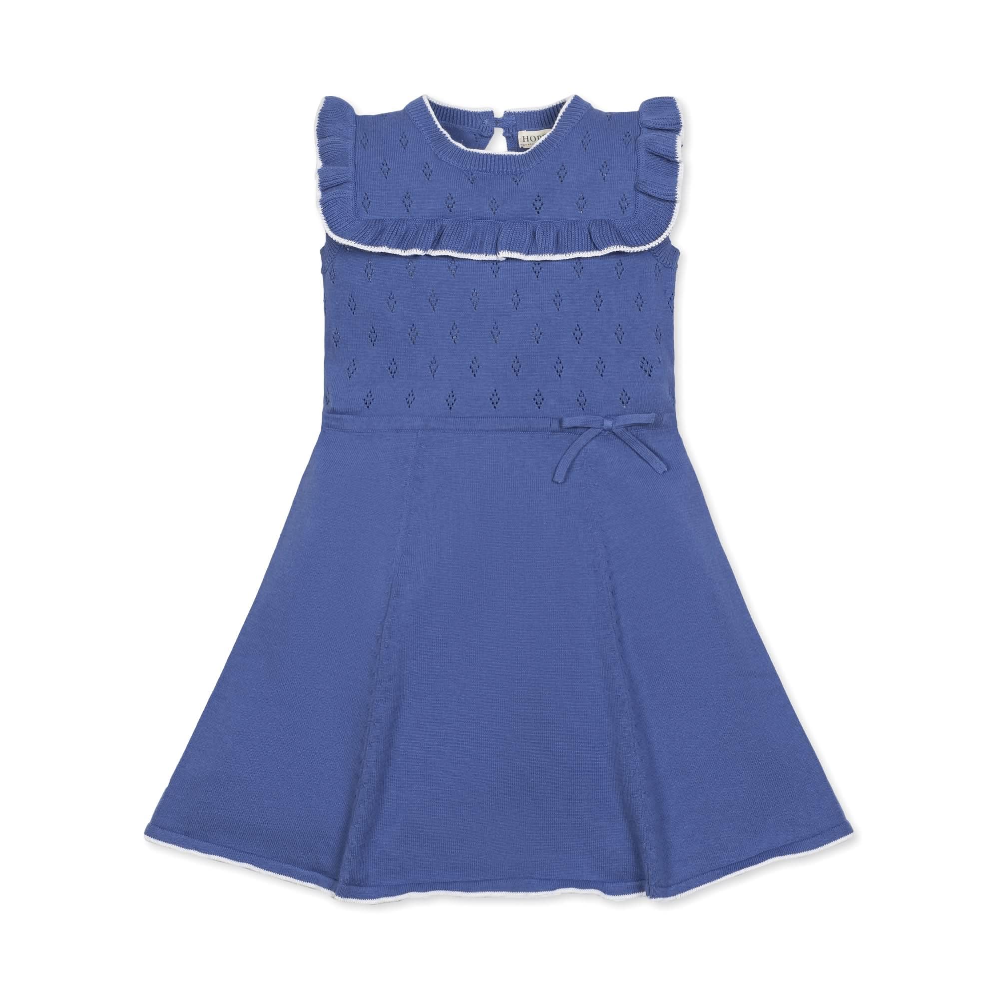 Hope &amp; Henry Girls' Milano Tipped Sweater Dress
