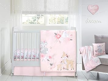 cot bumper set girl