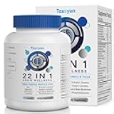 tzaxyan Brain Supplements for Memory and Focus, Clarity & Cognitive Improvement, 300mg Alpha GPC, CDP-Choline, DHA, Lion’s Mane, L-Theanine, Vitamin & Phosphatidylserine for Men & Women, 120 Capsules