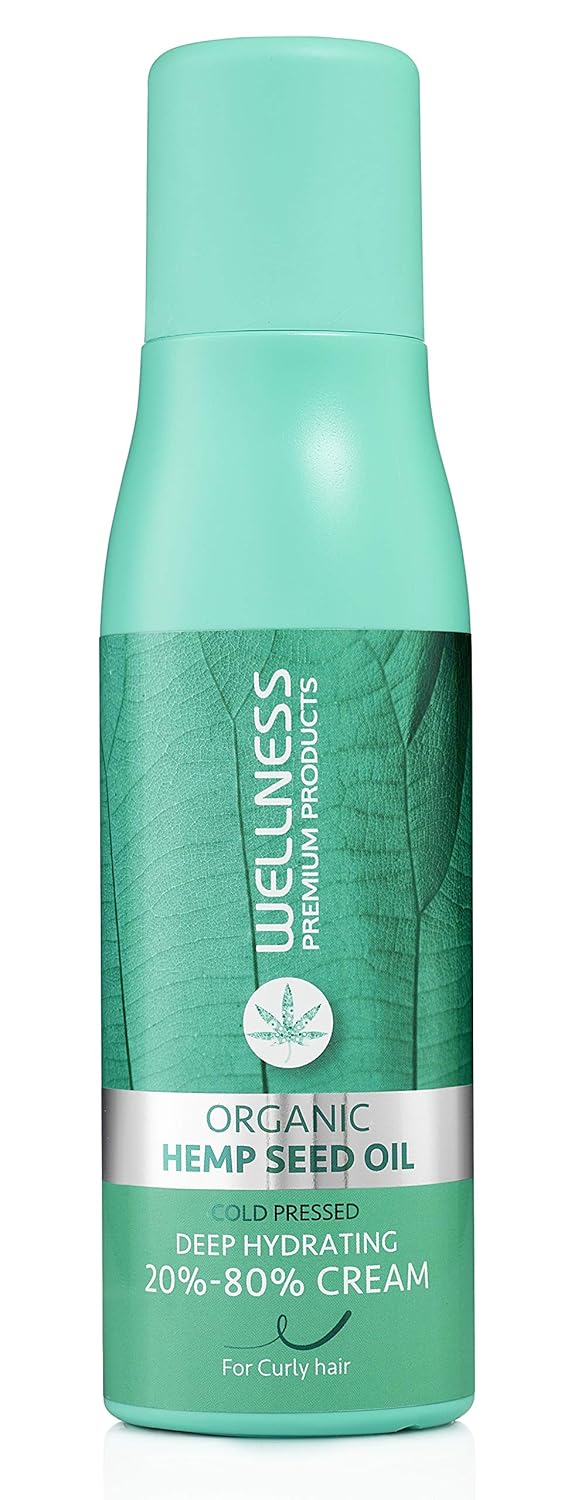 Wellness Premium Products Organic Hemp Seed Oil - Deep Hydrating 20/80 Leave-In Conditioner (500ml)