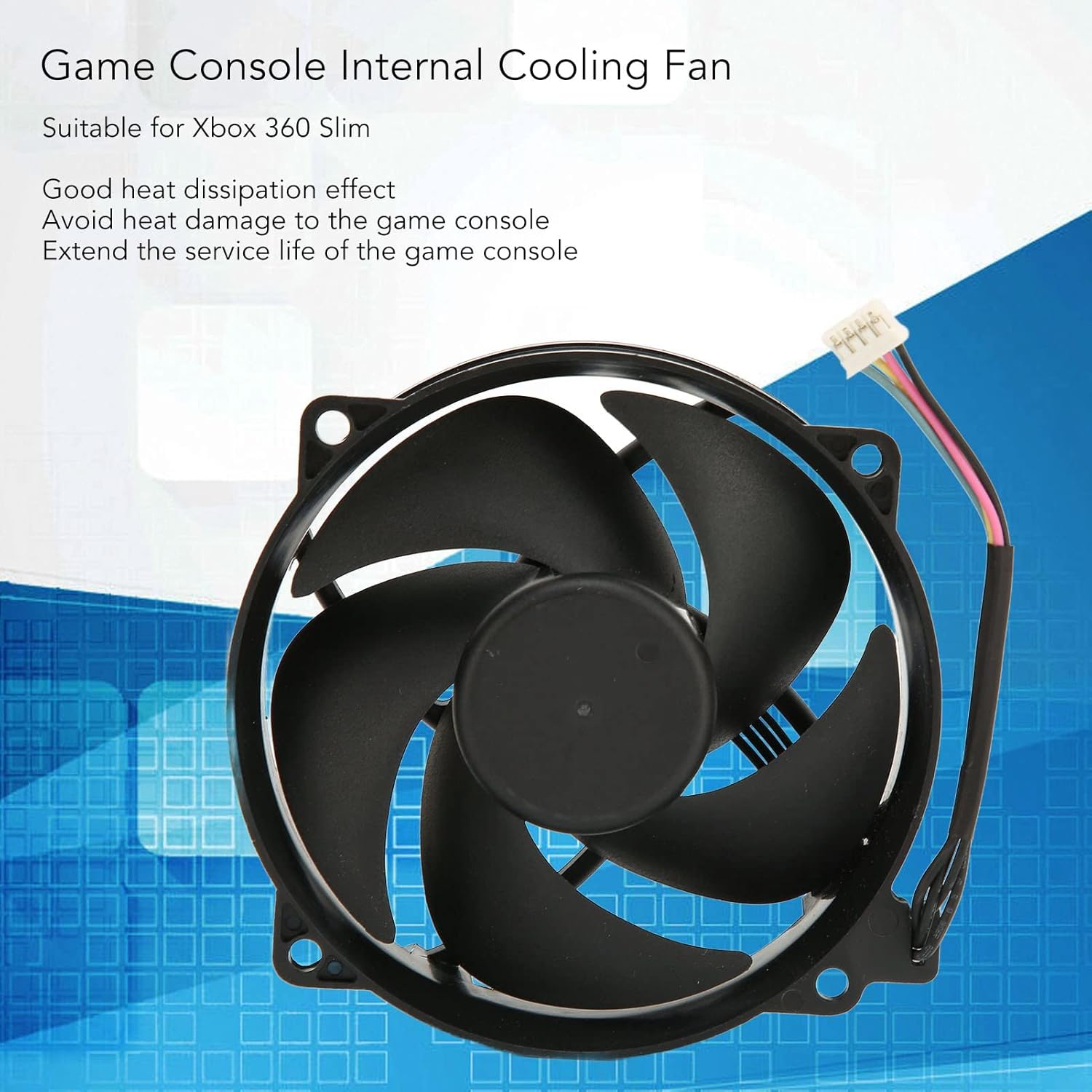 Game Console Internal Cooling Fan Replacement Console Internal Heat Sink Cooler Fan for XBOX 360 Slim