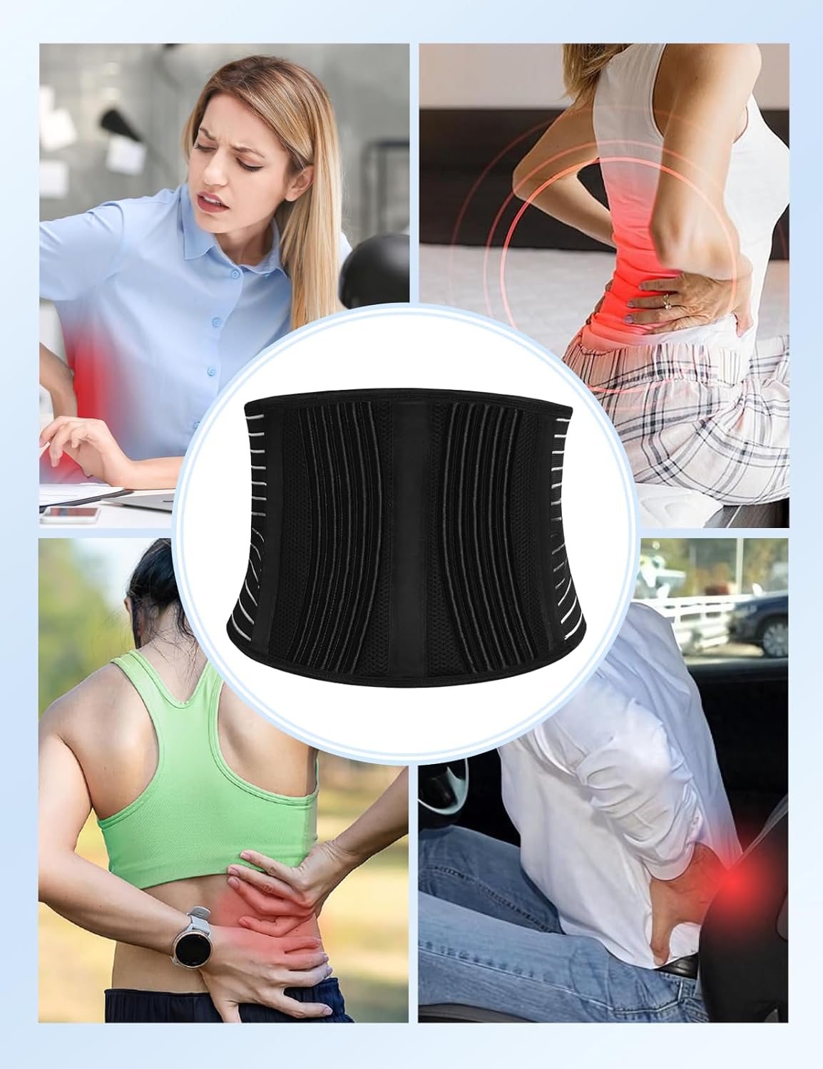 SEVオフィシャルオンラインショップ｜SEV HPウエストベルト SHAPSHE 背中サポートベルト ウエストトレーナー 女性用腰痛 産後回復 ワークアウト ボディシェイパー 女性/男性用