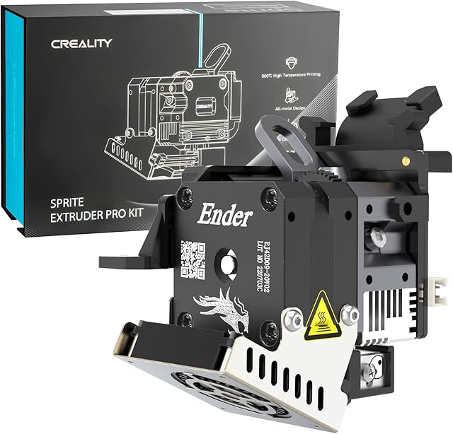 Creality Official Sprite Extruder Pro Dual Gear Feeding All Metal Design 3.5: 1 Gear Ratio for Ender 3, Ender 3 Pro, Ender 3 Max, Ender 3 V2supports CR Touch/BL Touch Auto-leveling Sensor