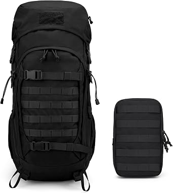 Mardingtop 50L Hiking Backpack+ Molle Tactical Utility Pouch