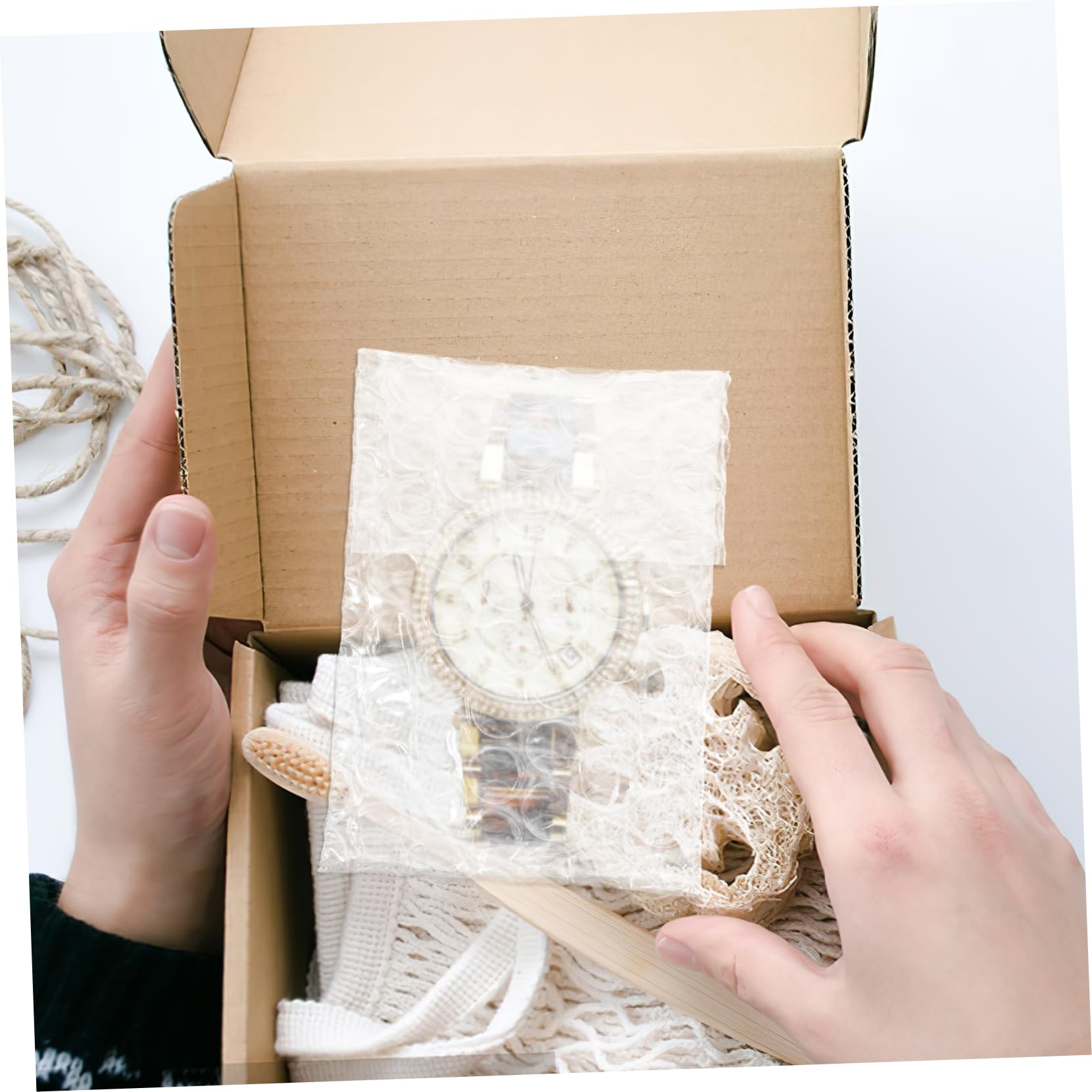 100 Uds Bolsa De Embalaje De Bolsa De Burbujas De Correo Acolchada Embalaje De Pulsera Para Pequeñas Empresas Sobre Acolchado Sobres De Plástico Suministros De Envío Para