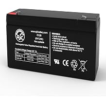 AJC Battery Compatible with GS Battery PE6V12 6V 12Ah Sealed Lead Acid Battery